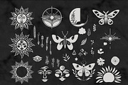 Boho Celestial Clipart – Witchy Line, a Decorative Illustration by NatalieArtsDenysenko (Thumbnail 3 of 6)