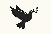 Peace Bird Silhouette Pack, an Illustration by jahid234 (Thumbnail 7 of 21)