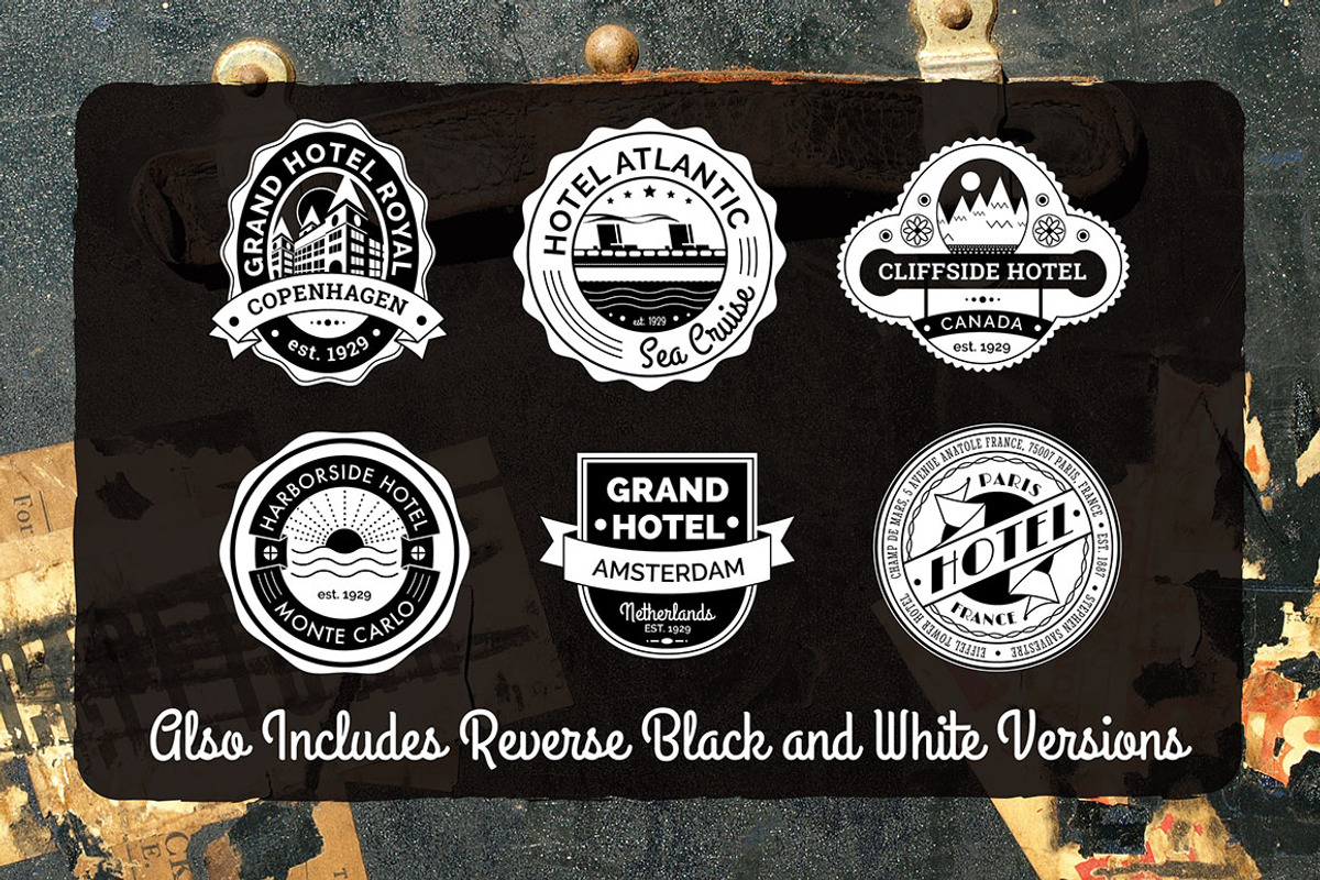 Travel Labels and Badges, a Branding & Logo Template by Wingsart Studio (Photo 3 of 7)