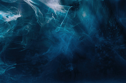 Blue vapor mist background ink water glitter fume, a Background Photo by Photo Drive Studio