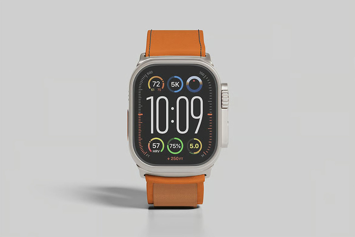 Apple Watch Ultra Mockup, a Wearable Device Mockup by zpackcreative (Photo 3 of 5)