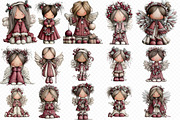 Whimsical Christmas Angel, an Illustration by cherrydesign (Thumbnail 2 of 3)