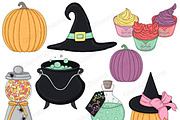 Magic Clipart, a Seasonal Illustration by GlamArtZhanna (Thumbnail 4 of 5)