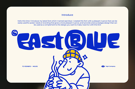 East Blue, a Symbol Font by Tegh co.