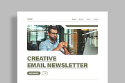 Modern Business Newsletter Design, an UI Kit Template by MightyDesign (Thumbnail 2 of 9)