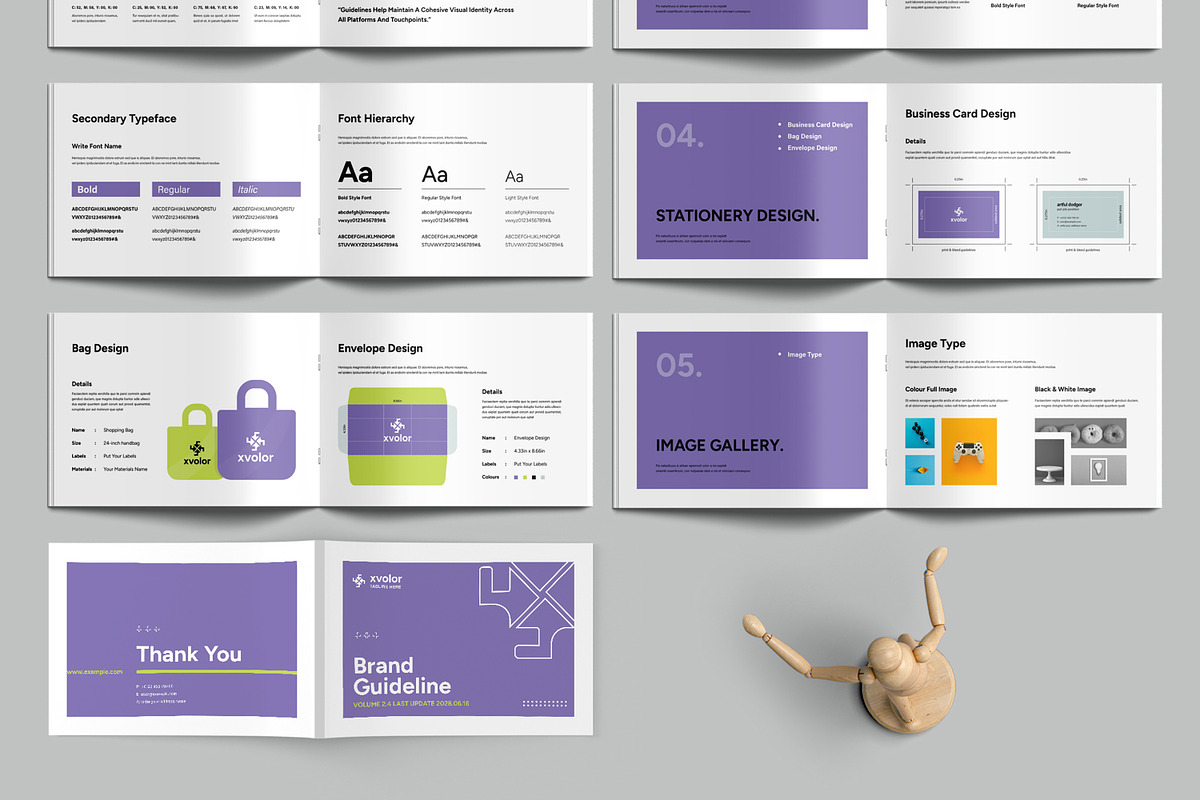 New Brand Guideline Template, a Brochure Template by MightyDesign (Photo 3 of 6)