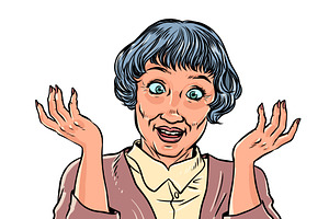 The woman spread her hands in, a Person Illustration by rogistok