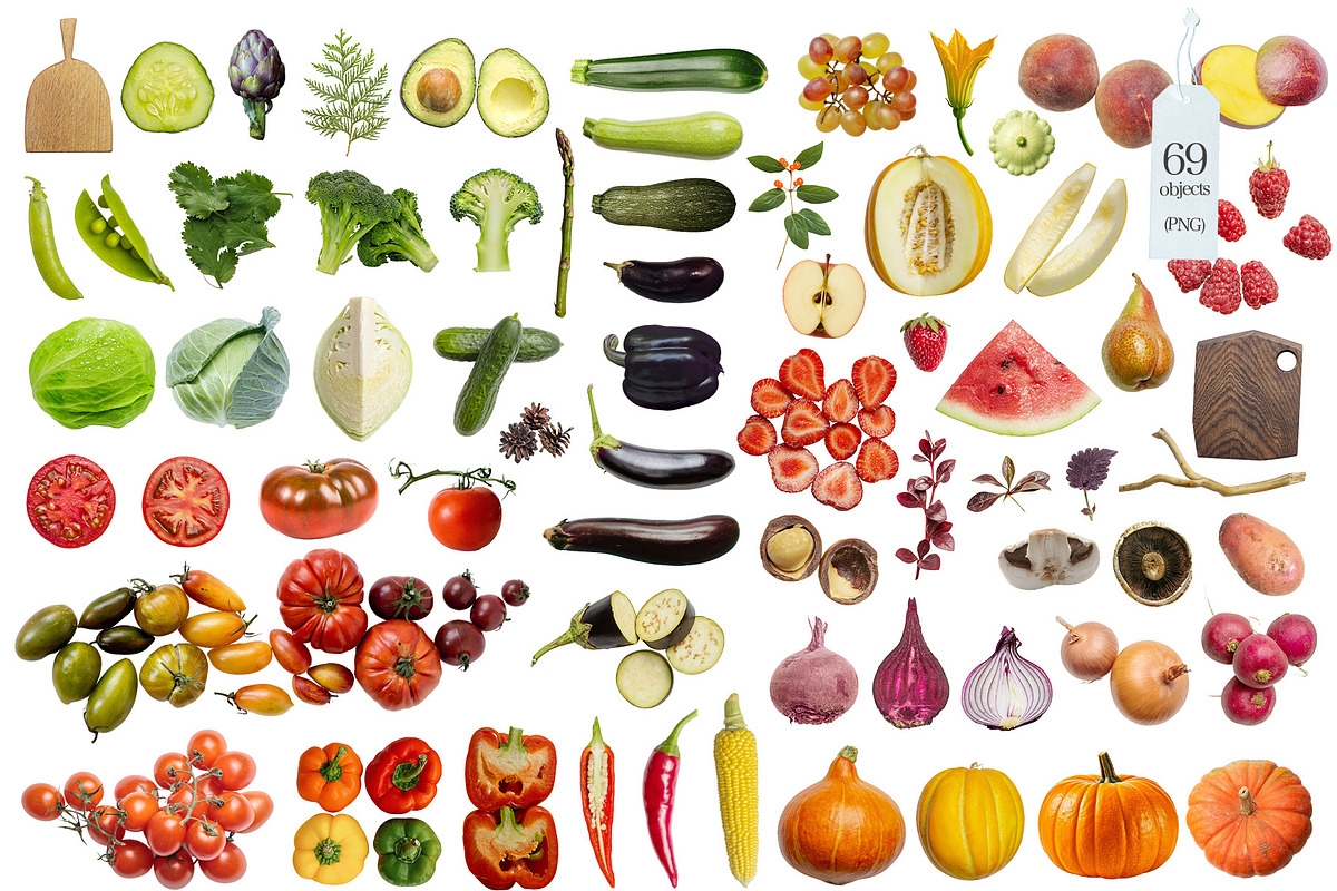 Harvest Collage Pack, an Object Graphic by lerinartstudio (Photo 5 of 7)