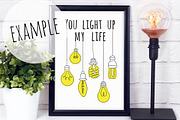 Modern Black Frame Mockup Scene, a Print Template by Pixomize (Thumbnail 2 of 2)