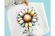 Whimsical Summer Garden Watercolor, an Illustration by designcity5 (Thumbnail 3 of 5)