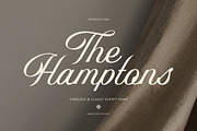 The Hamptons Script font, a Script Font by Davide Bassu (Thumbnail 1 of 12)