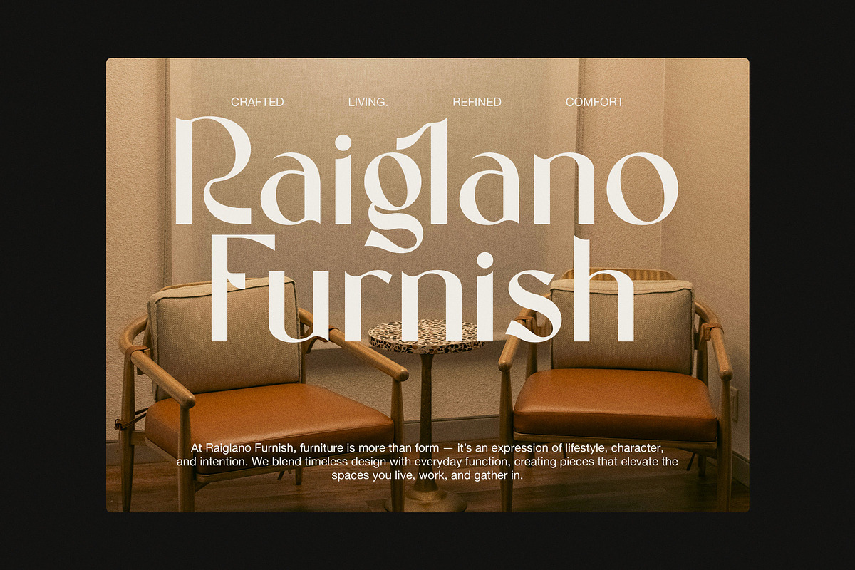 Riglom Elegant Sans Serif Font, a Sans Serif Font by Graphicxell (Photo 5 of 8)