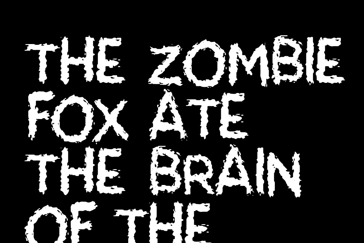 Zombie, a Font by Alt Foundry (Photo 3 of 4)
