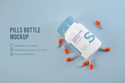 Pills Bottle Mockup, a Packaging Mockup by Graphicboom (Thumbnail 1 of 4)