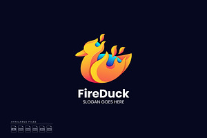 Fire Duck Logo Template, a Branding & Logo Template by Zeer Graphic