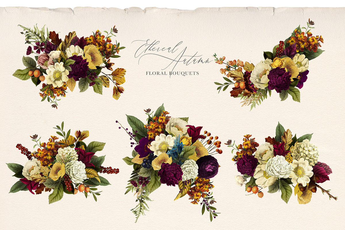 Ethereal Autumn Floral Bouquets, an Illustration by Eclectic Anthology (Photo 6 of 12)