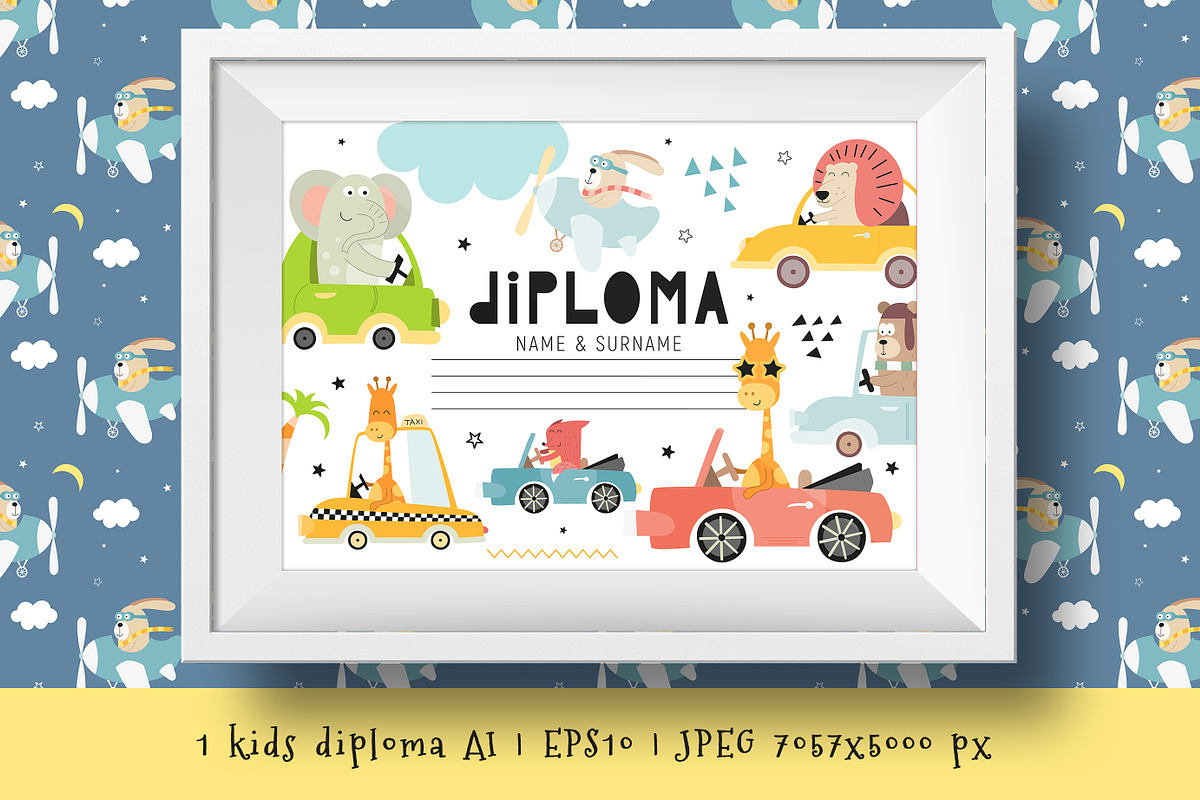 Nursery Art Kids transport, an Animal Illustration by Nursery Art (Photo 9 of 10)
