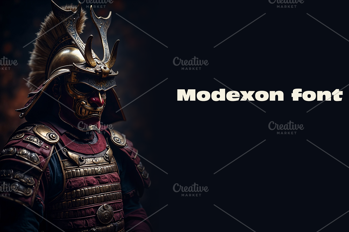 Modexon font-Regular-0122-25, a Font by canve (Photo 1 of 2)