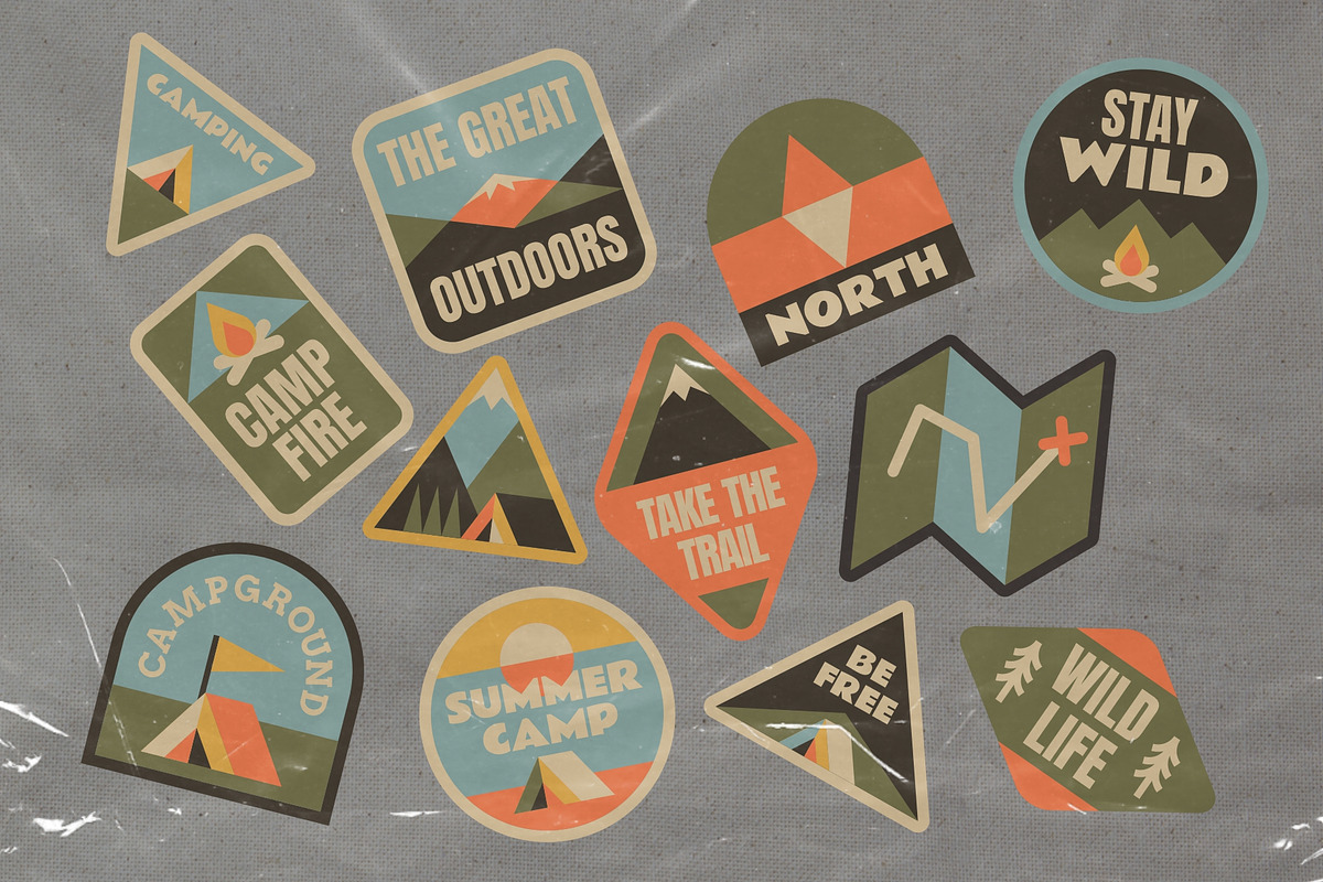 Adventure Stickers, an Illustration by Firowerk (Photo 5 of 5)
