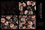 Midnight Floral Clip Art Collection, an Object Graphic by Eclectic Anthology (Thumbnail 14 of 14)