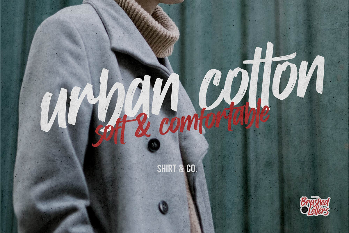 Brushed Letters - Hand Drawn Brush, a Handwritten Font by Gassstype (Photo 6 of 8)