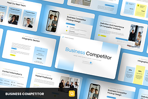 Business Competitor, a Presentation Template by SquidPixey