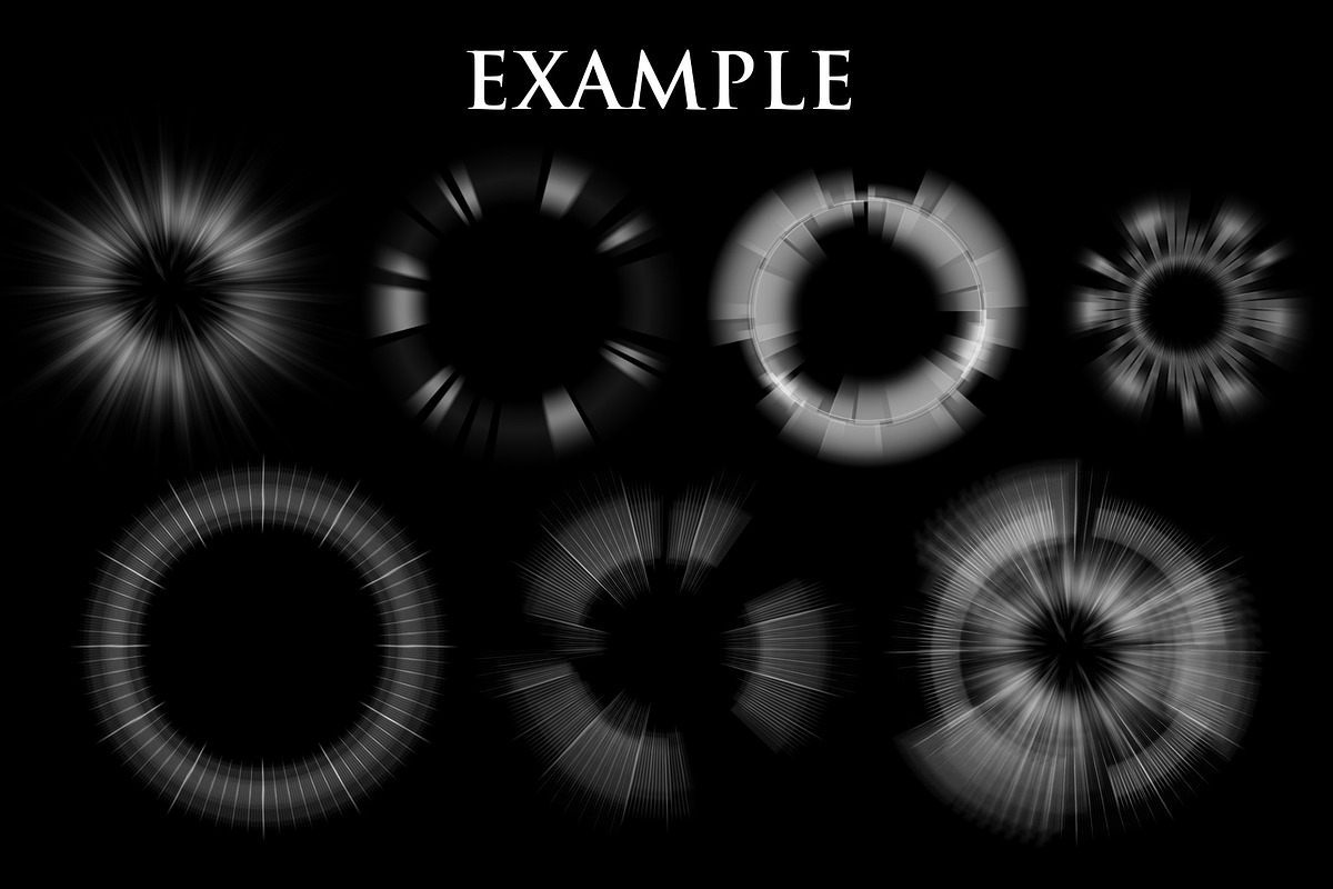 83 Light and Burst Brushes, a Brush Add-On by xresch (Photo 15 of 17)