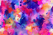 Neon Watercolor Texture, a Pattern Graphic by Printable Treasure (Thumbnail 2 of 10)