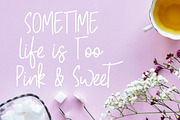 Pinky Sweet Cute Font, a Script Font by YandiDesigns (Thumbnail 3 of 4)