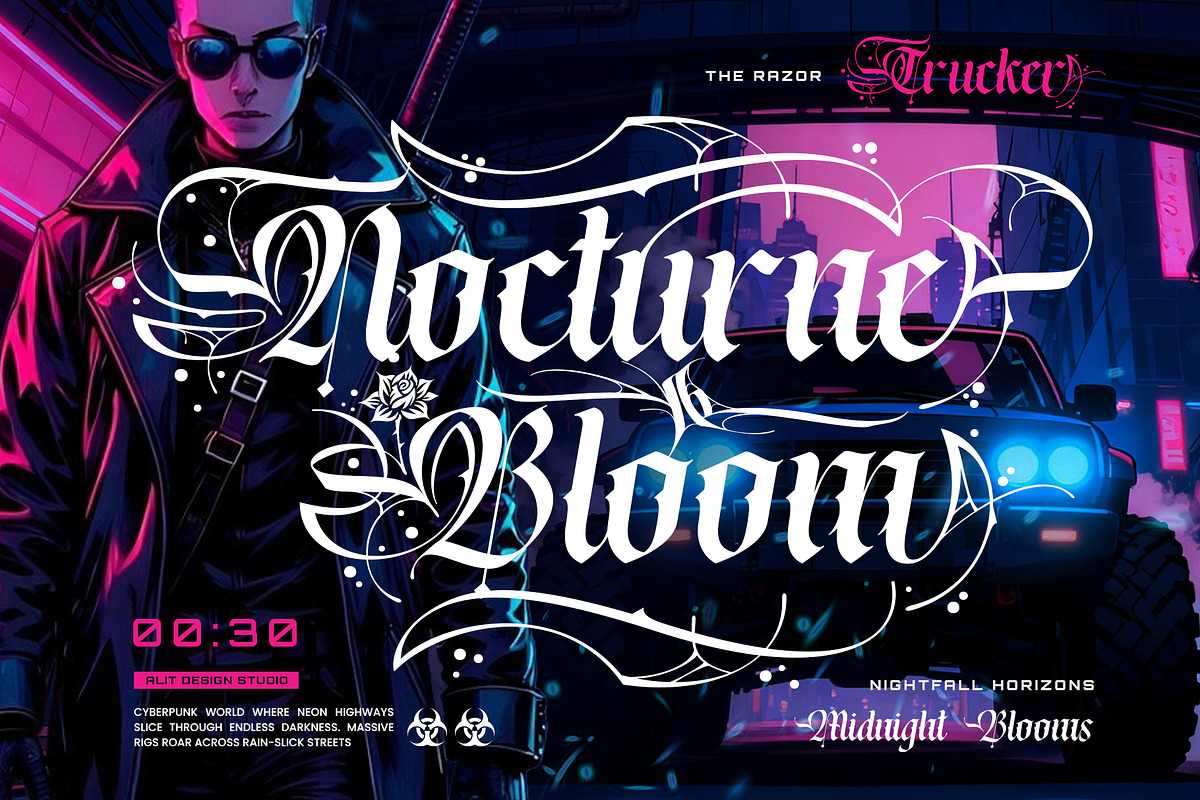 Rebella Typeface, a Blackletter Font by alit design (Photo 5 of 17)