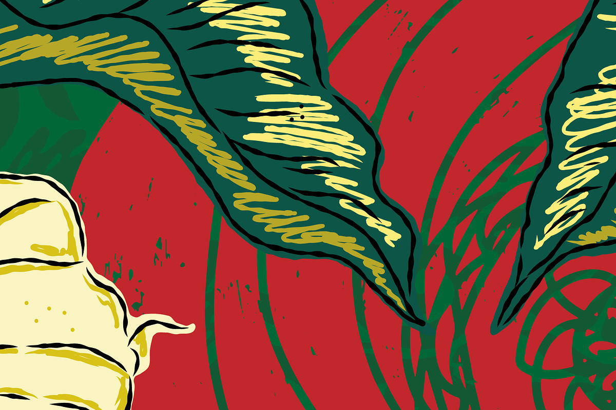 Asian Inspired Whale Datura Pattern, a Pattern Graphic by NayaChu (Photo 9 of 11)