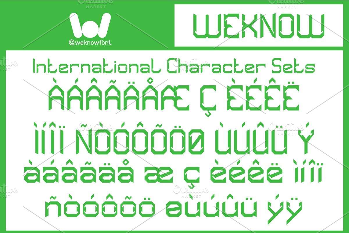 Hyper System font, a Font by weknow (Photo 8 of 8)