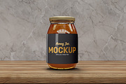 Honey Jar Label Mockup Set, a Cups & Container Mockup by Modern Studio (Thumbnail 3 of 6)