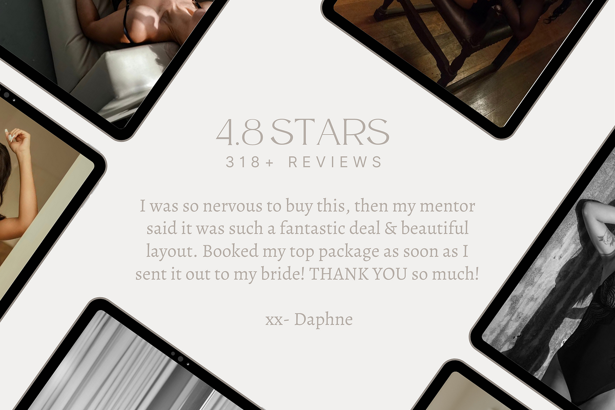 BOHO Boudoir Photography Guide Canva, a Magazine Template by Signature Edits (Photo 10 of 12)