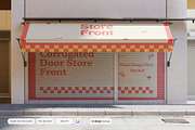 Corrugated Door Store Front Mockup, a Mockup by DSNA Mockup (Thumbnail 2 of 6)
