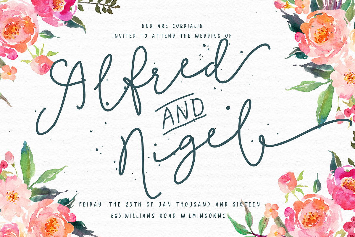 Just Awesome Typeface+Bonus, a Script Font by Graphic Box (Photo 4 of 7)