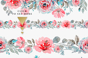 Watercolor Floral Collection, a Decorative Illustration by karakotsya (Thumbnail 6 of 8)