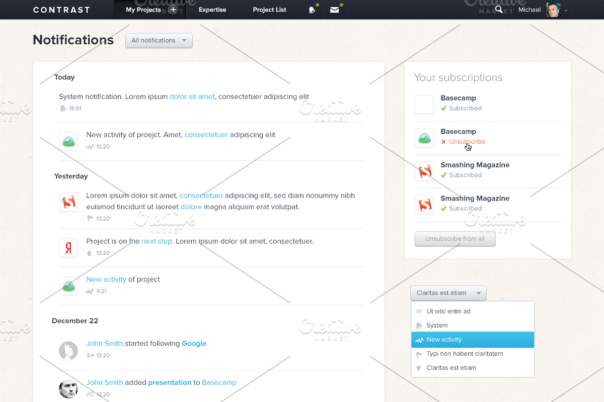 [-60%] Contrast Startup Template, a Websites & App Template by UI Store (Photo 2 of 5)