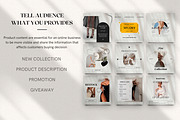 Minimalist Black Instagram Templates, a Social Media Template by DesignbySamVN (Thumbnail 5 of 9)