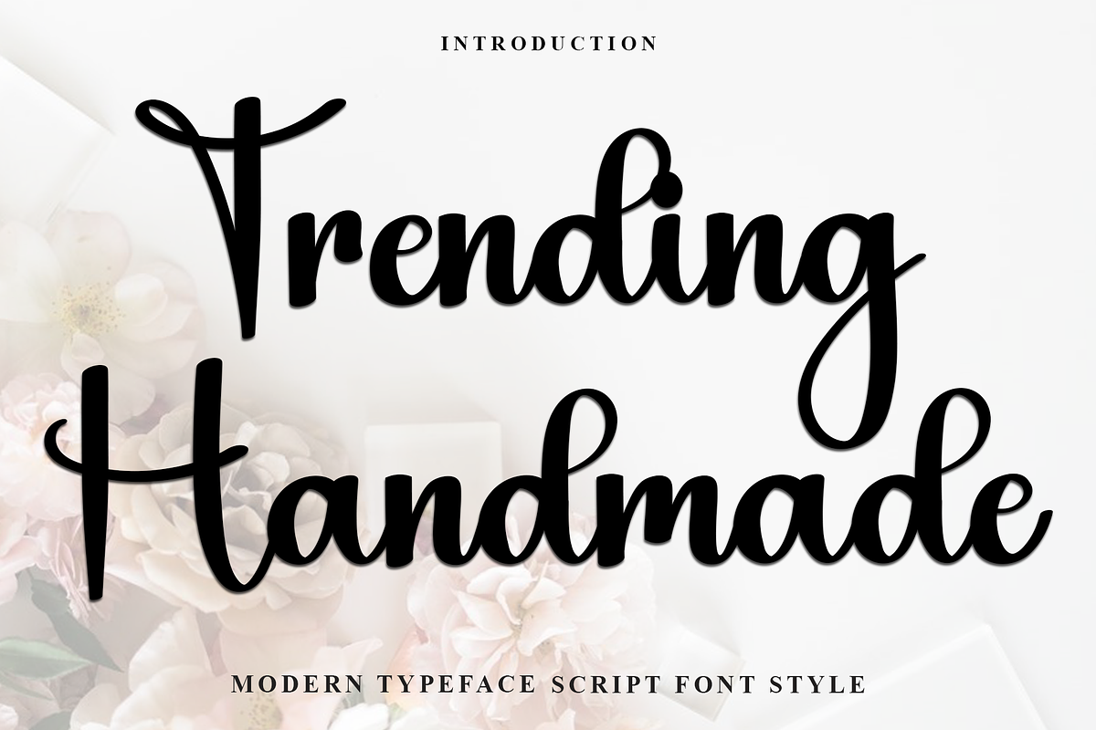 Trending Handmade, a Handwritten Font by FreshTypeINK (Photo 1 of 8)
