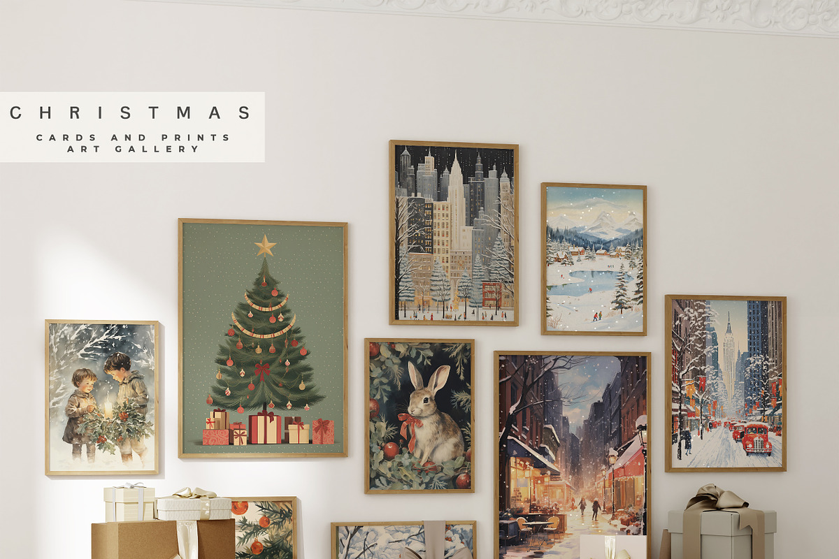 -30% CHRISTMAS CARDS / PRINTS, a Background Graphic by Lana Elanor (Photo 9 of 9)