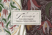 Embroidery Style Seamless Patterns, a Pattern Graphic by Svetlana Lerie (Thumbnail 1 of 10)