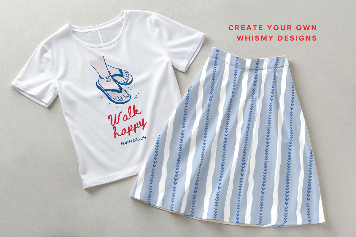 Whimsy Seaside Summer Doodle Bundle, a Seasonal Illustration by Red Ink (Photo 8 of 9)