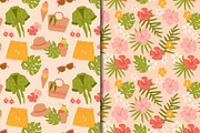 Tropical Summer Pool & Beach Pattern, a Pattern Graphic by CreativeChristiana (Thumbnail 8 of 11)