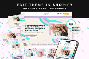 Balloon Shopify Website Theme, a Shopify Template by Template Twist Shop