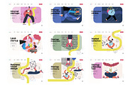 Startups flat vector illustrations, a Templates & Theme by Grivina's shop (Thumbnail 32 of 45)