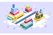 isometric business vector bundle, an Object Illustration by foxndeer (Thumbnail 4 of 4)