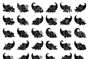 Cornucopia Harvest Silhouette, an Object Graphic by Gfx_Store (Thumbnail 3 of 3)