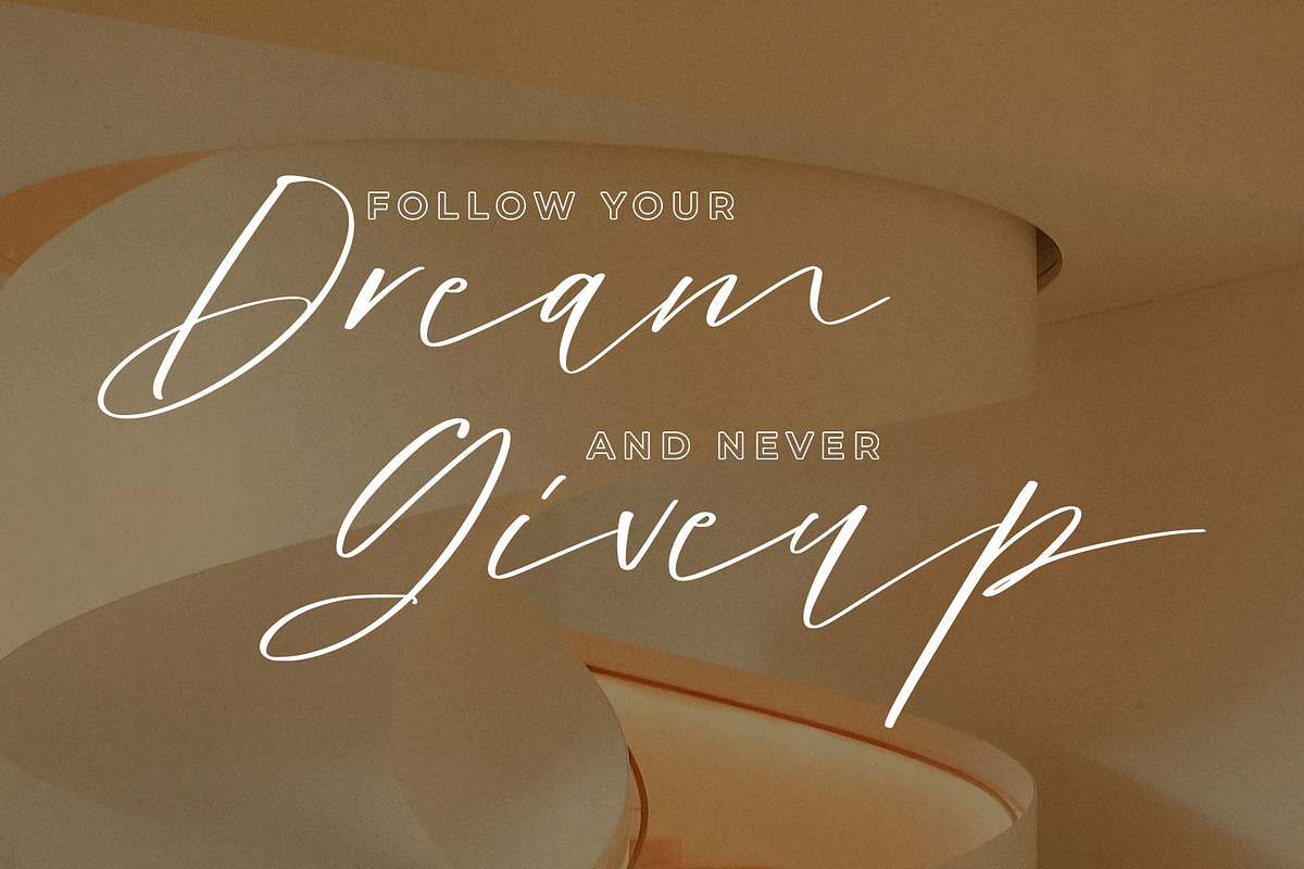 Fettina Stylish Handwritten Font, a Handwritten Font by RantautypeStudio (Photo 11 of 15)