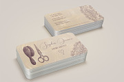 Hairdresser Business Card Design, a Business Card Template by Kseniya-Omega (Thumbnail 2 of 5)